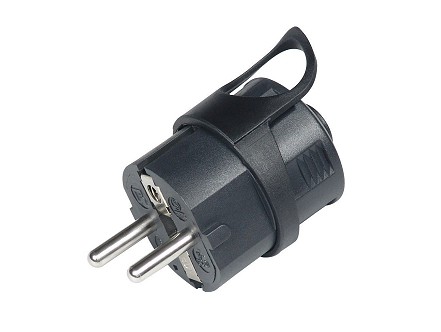 Utikac suko 16A 250V crni ravni