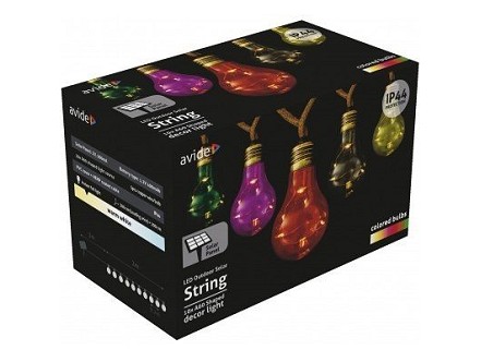 Spoljasnnja nizajuca LED lampa 5m 10 sijalica Multi c. IP44