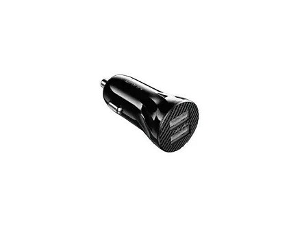 Bavin Auto punjač 2xUSB + kabl Type-C crna - PC979