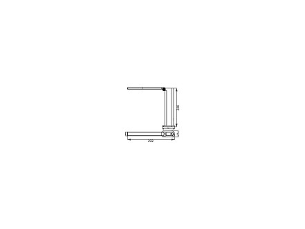 STONA LED LAMPA 5W AMBER DSK202 PT CRNA PHILIPS
