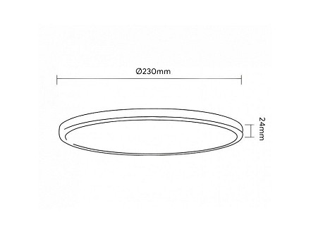 LED PLAFONJERA CCT 18W LV BELA BBLINK