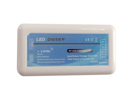 Kontroler bez da. za LED traku 12-24V 144W 4 zone