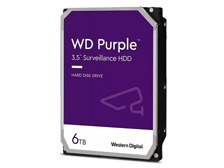 6TB 3.5 inča SATA III 64MB IntelliPower WD64PURZ Purple hard disk