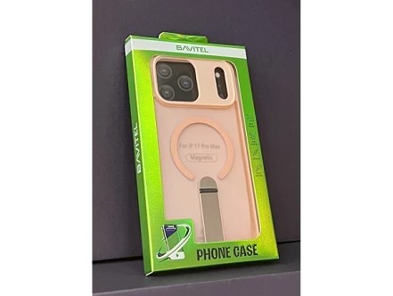 iPhone 17 Pro Max Bavitel MagSafe sa naslonom pink