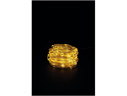 LED 200 Bozicne Mikro LED lampice IP44 PVC 20m WW 3.6W