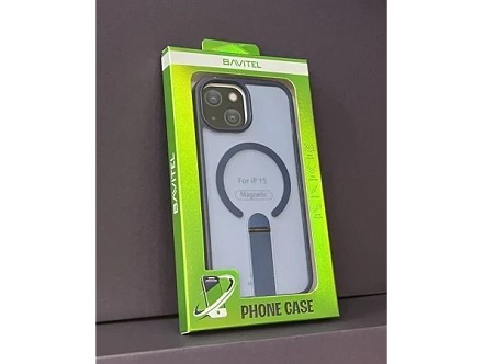 iPhone 15 Bavitel MagSafe sa naslonom plava