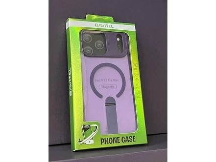 iPhone 17 Pro Max Bavitel MagSafe sa naslonom ljubičasta