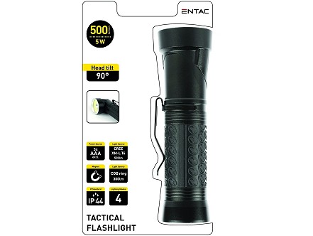 Dzepna lampa 90 step. 5W T6 alu 3xAAA