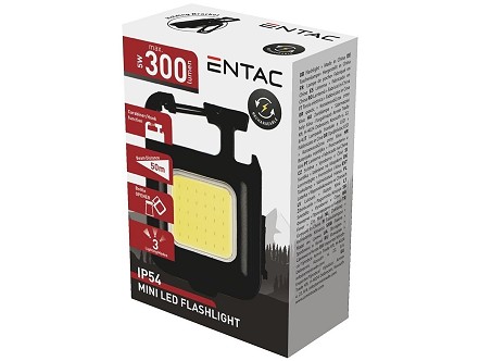 Mini kockasta punjiva lampa na kljuceve 200mAh privezak
