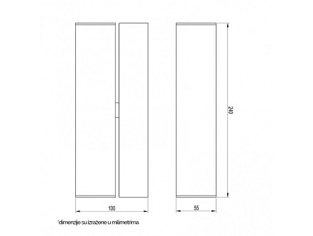 BBLINK 201437 VESTA 471 BRUSENO ZLATO ZIDNA LED LAMPA 8W NW PRIRODNO BELA