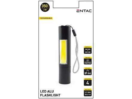Dzepna lampa sa narukvicom punjiva 3W 1200mAh