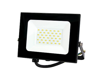 LED Reflektor crni 30W 4000K 2550lm IP65 Economy Line