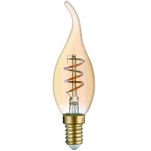 LED Filament sveca soft plamen 3W E14 EW 2700K