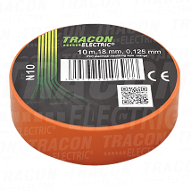 PVC izolir traka 10mX19mm narandzasta