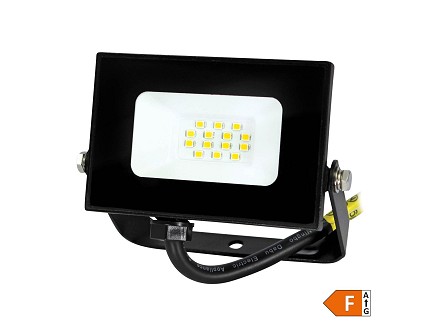 LED Reflektor crni 10W 6500K 800lm IP65 Economy Line
