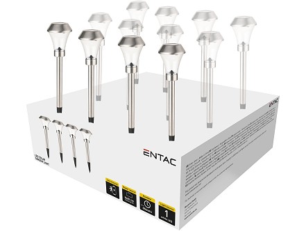 Bastenska lampa solarna 40cm IP44 Celicna LED PAK-12