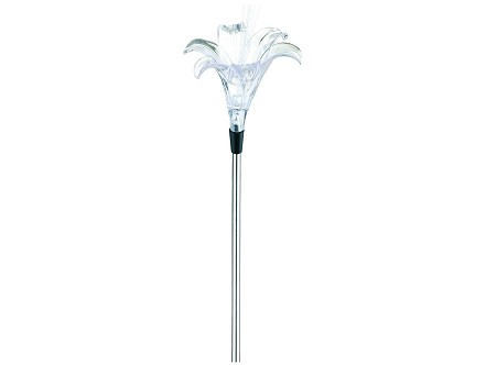 Bastenska lampa solarna 34cm IP44 Celicna RGB Ljiljan PAK-1