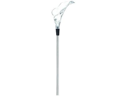 Bastenska lampa solarna 34cm IP44 Celicna RGB Kala PAK-1