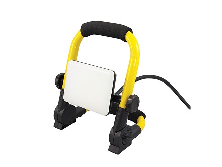 LED reflektor na stalku 10W 6500K IP44 crno/zuti 1000lm