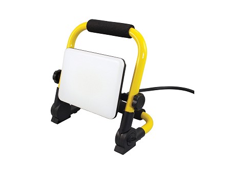 LED reflektor na stalku 30W 6500K IP44 crno/zuti 3200lm
