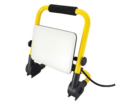 LED reflektor na stalku 50W 6500K IP44 crno/zuti 5400lm