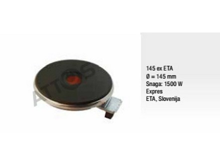 Grejna ploca (ringla) fi 145Exp 1500W ETA