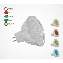 HL LED JCDR 1.2W color 220V red GU5.3
