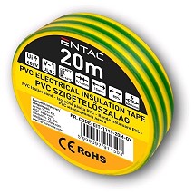 Izolir traka 20m 0.13x15mm zuto-zelena