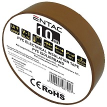 Izolir traka 10m 0.13x19mm braon