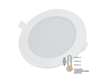 3 u 1 LED panel 6W okrugli ugradni 2700/4000/6500K COMMEL