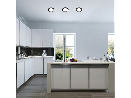 LED PANEL UGRADNI 24W NW KRUG SHAUN 2681 CRNI RABALUX