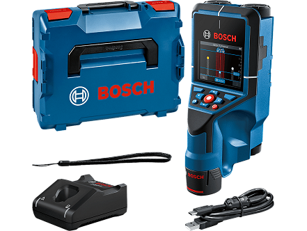 Bosch D-tect 200 C + 1x2.0Ah baterija + L-Boxx, Zidni skener