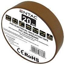 Izolir traka 20m 0.13x19mm braon