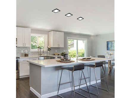 LED PANEL NADGRADNI 12W NW KVADRAT SHAUN 2689 CRNI RABALUX