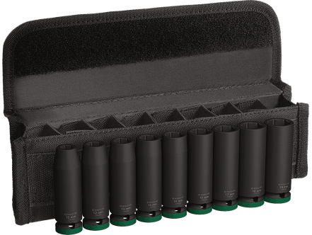 Bosch PRO Impact Socket Set kovanih nasadnih ključeva 10 - 19mm; duboki 77mm; 1/2"; 9 delova