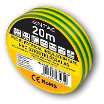 Izolir traka 20m 0.13x19mm zuto/zelena