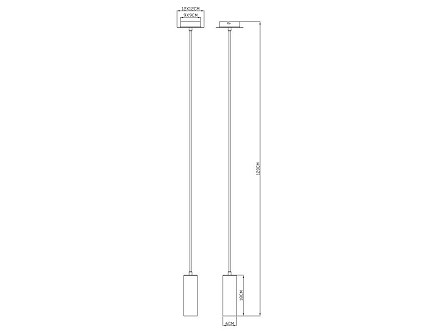 VISILICA 1XGU10 BELA 57911 HW ROBBY GLOBO