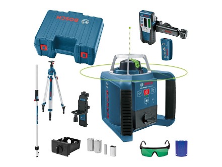 Bosch GRL 300 HVG + BT 300 HD + GR 240 rotacioni laser zelene linije