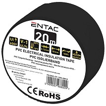 Izolir traka 20m 0.13x50mm crna