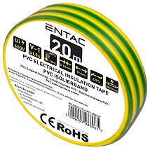 Izolir traka 20m 0.18x19mm zuto/zelena deblja