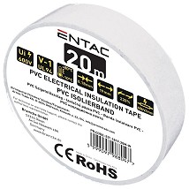 Izolir traka 20m 0.18x19mm bela deblja