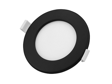 3 u 1 LED panel 6W okrugli ugradni 2700/4000/6500K crni