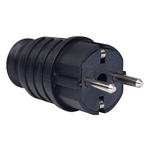 UTIKACI Dvop. utikac sa PVC plastom 16A250 V 2P+1