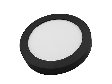 3 u 1 LED panel 18W okrugli nadgradni 2700/4000/6500K crni