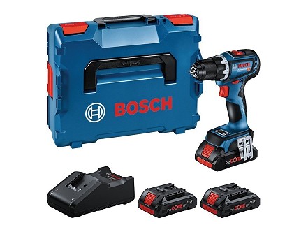Bosch GSR 18V-90 C + 3 x ProCore 4.0 Ah + GAL 18V-40 + L-BOXX, aku.bušilica-odvrtač