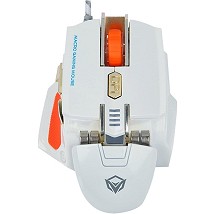 MEETION M975 GEJMERSKI USB ŽIČNI Miš 2600 dpi, BELI