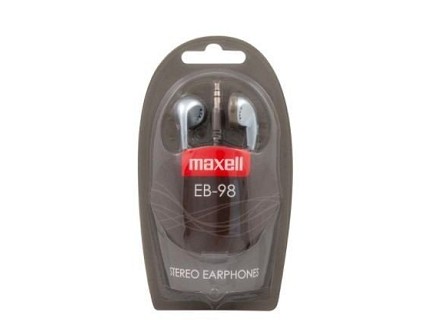 MAXELL SLUŠALICE EB-98 SILVER EAR BUD