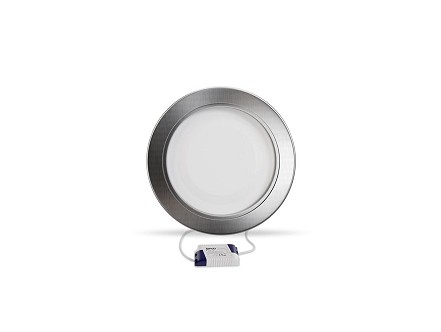 Panel LED18W 4000K nadgradni krug hrom neutralno