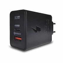 Bavitel punjač 50W Usb A+ Type C crna  KeKe-PD002