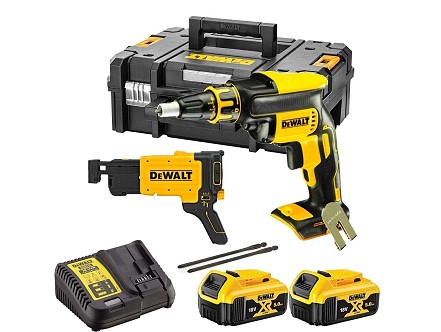 DeWalt DCF620P2K akumulatorski šauber za gips, bez četkica, 18V, sa 2x5.0Ah baterijama